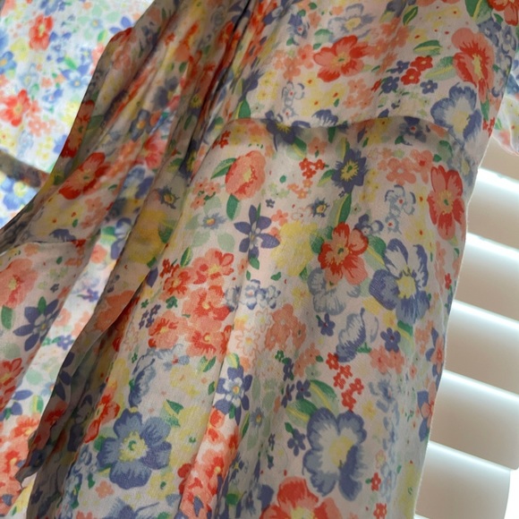 Old Navy Ruffle Tie Blouse - Picture 2 of 4